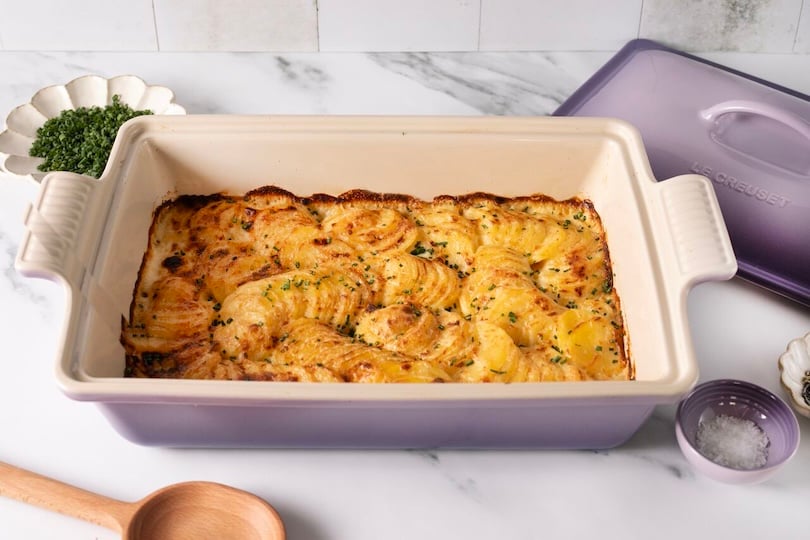Dauphinoise Potatoes with Thyme & Lavender